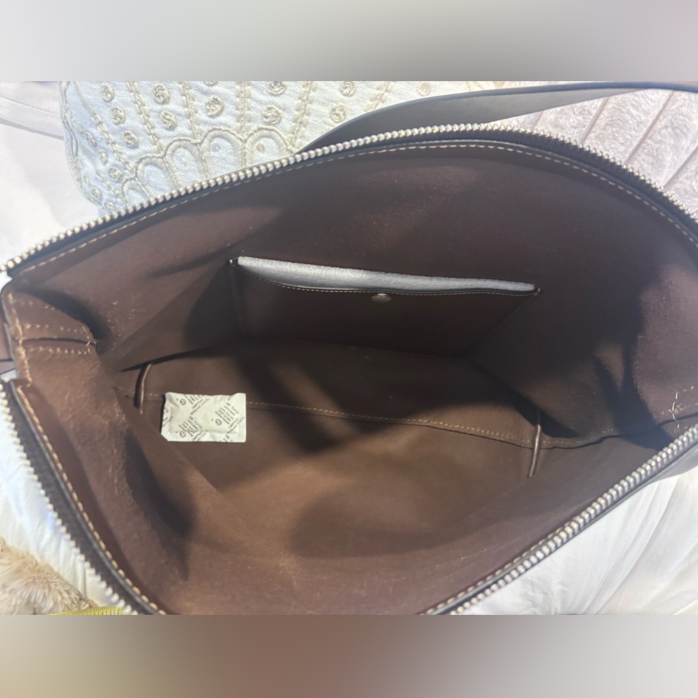 Coach Mott Messenger Bag 38/ Natural Grain Leather in Maple - Picture 6 of 12